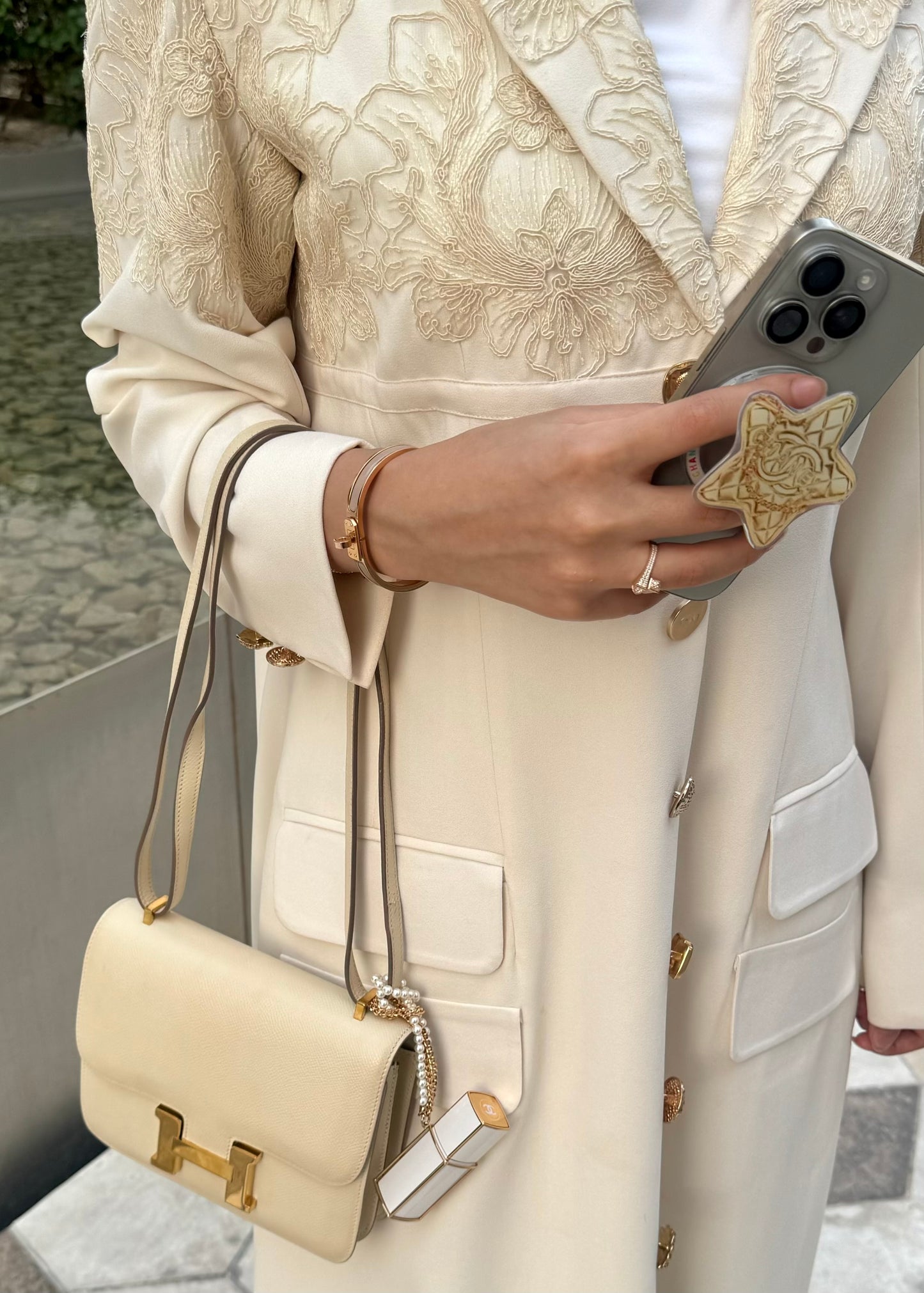chanel popsocket - gold star