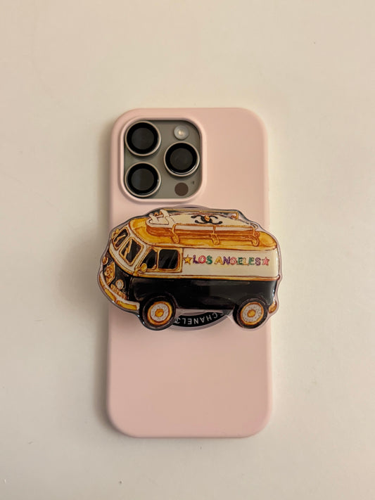 chanel popsocket - black bus
