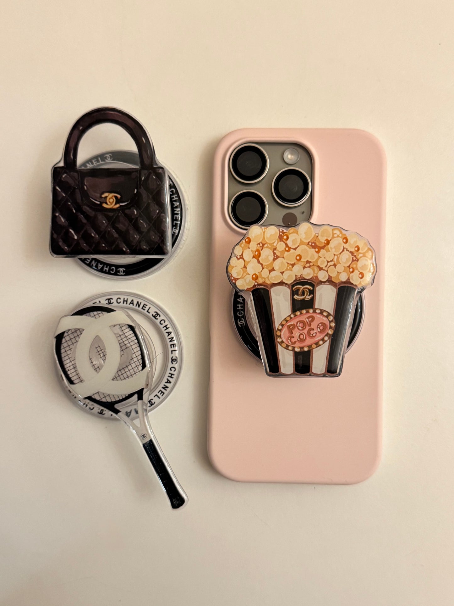 chanel pop socket - tennis racket