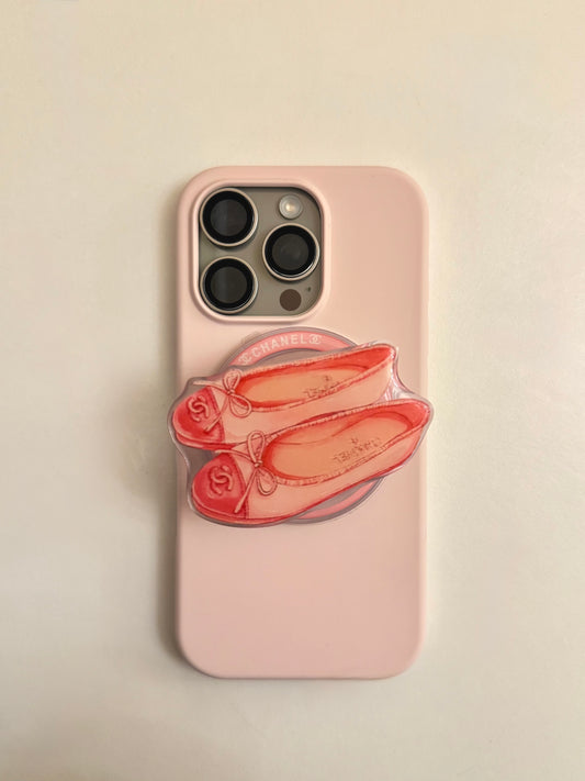 chanel pop socket - ballet flats
