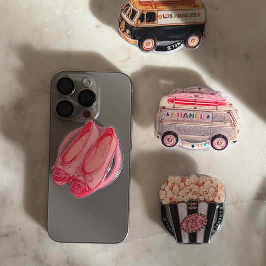 chanel popsocket - pink ballerina